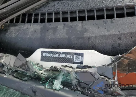 2020 Ford Escape Se from USA, damaged, VIN 1FMCU0G68LUB58882